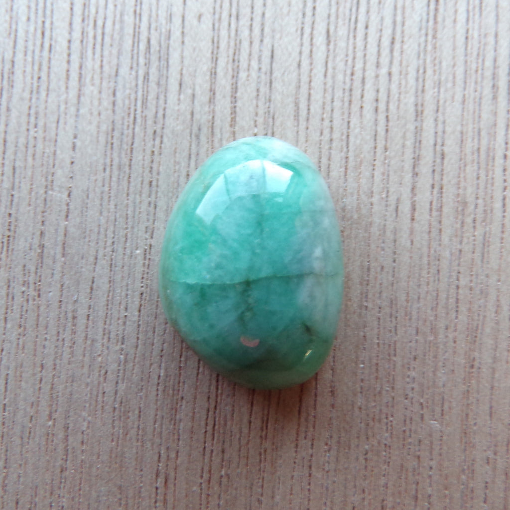 Natural Brazilian Emerald Cabochon 12.75 Carats