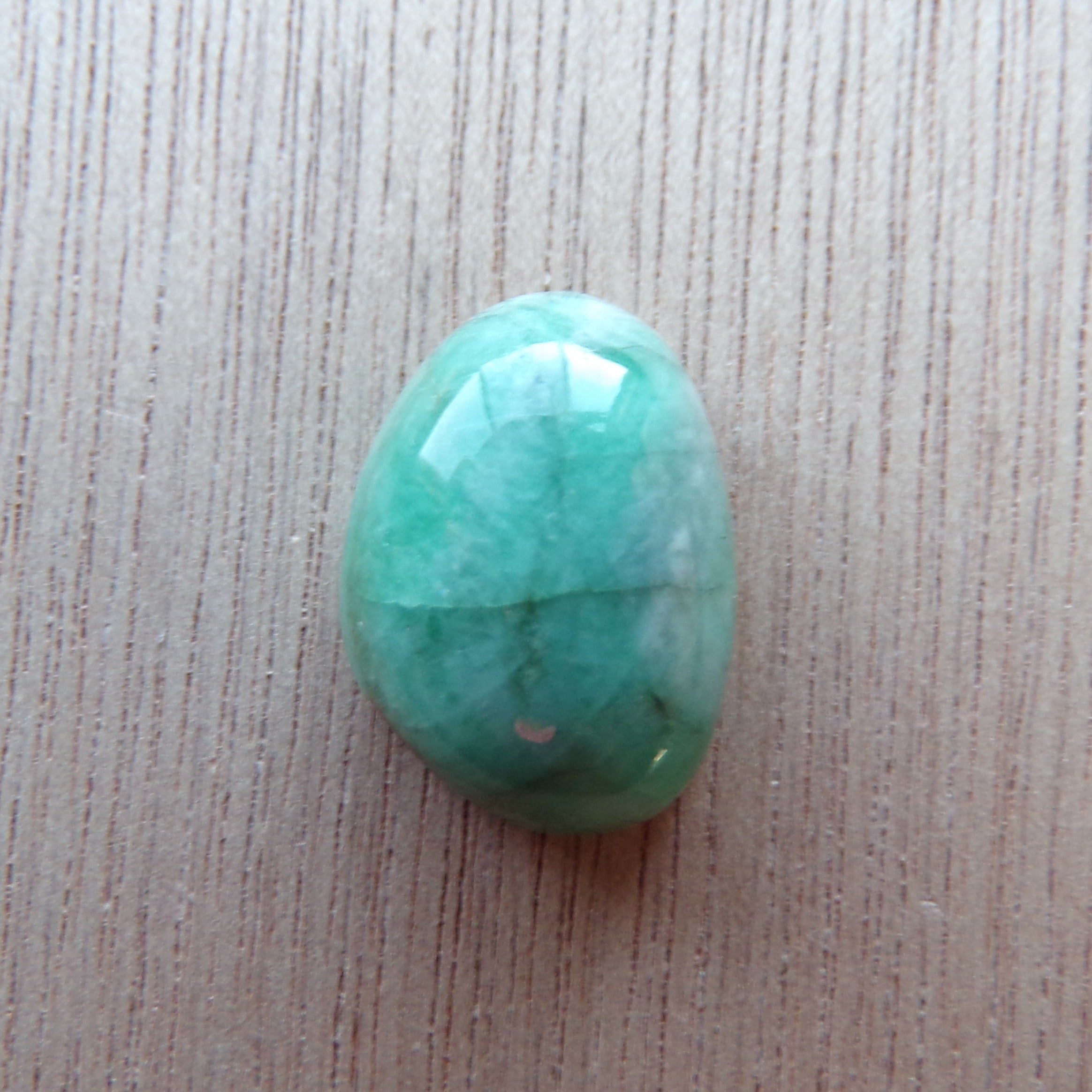Natural Brazilian Emerald Cabochon 12.75 Carats