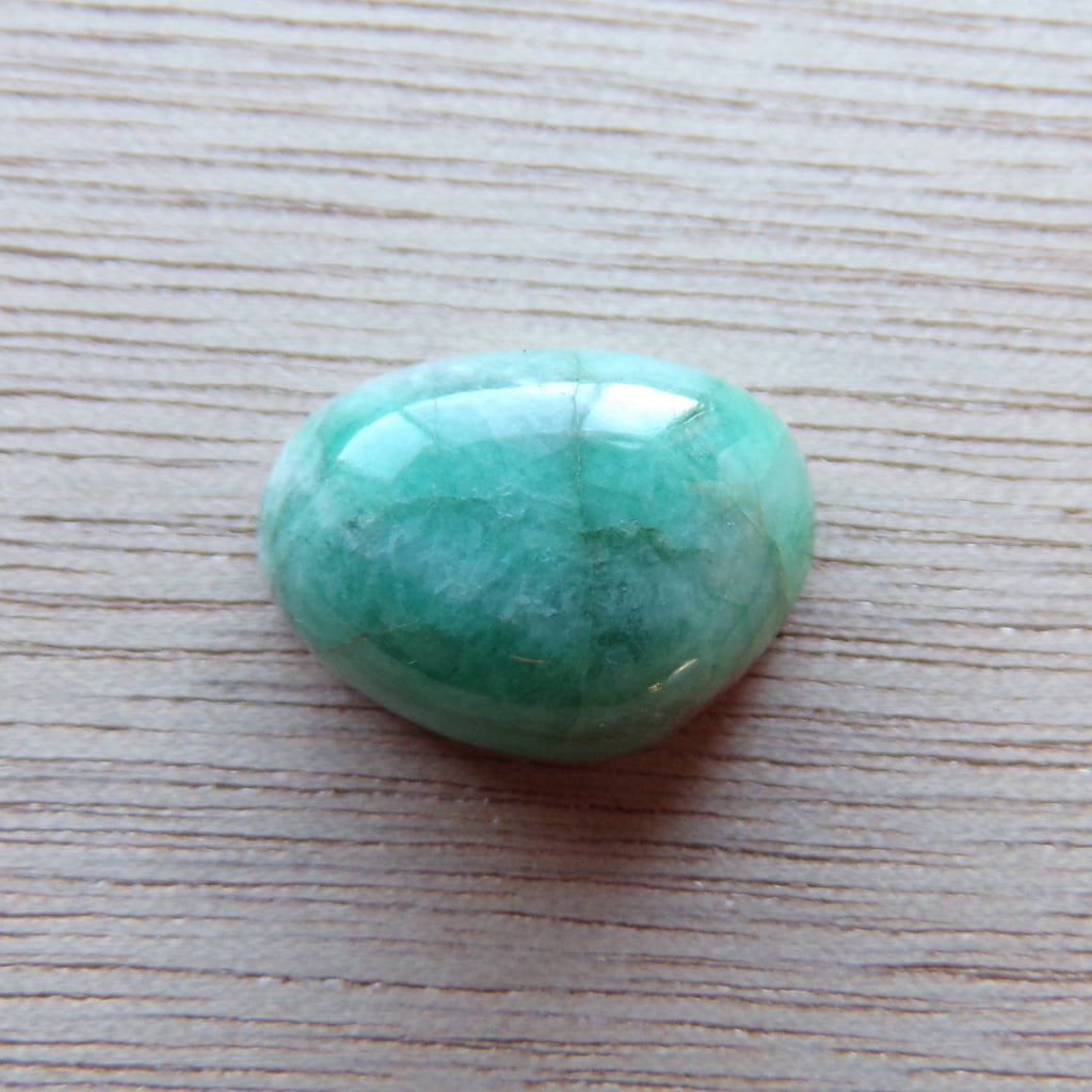 Natural Brazilian Emerald Cabochon 12.75 Carats