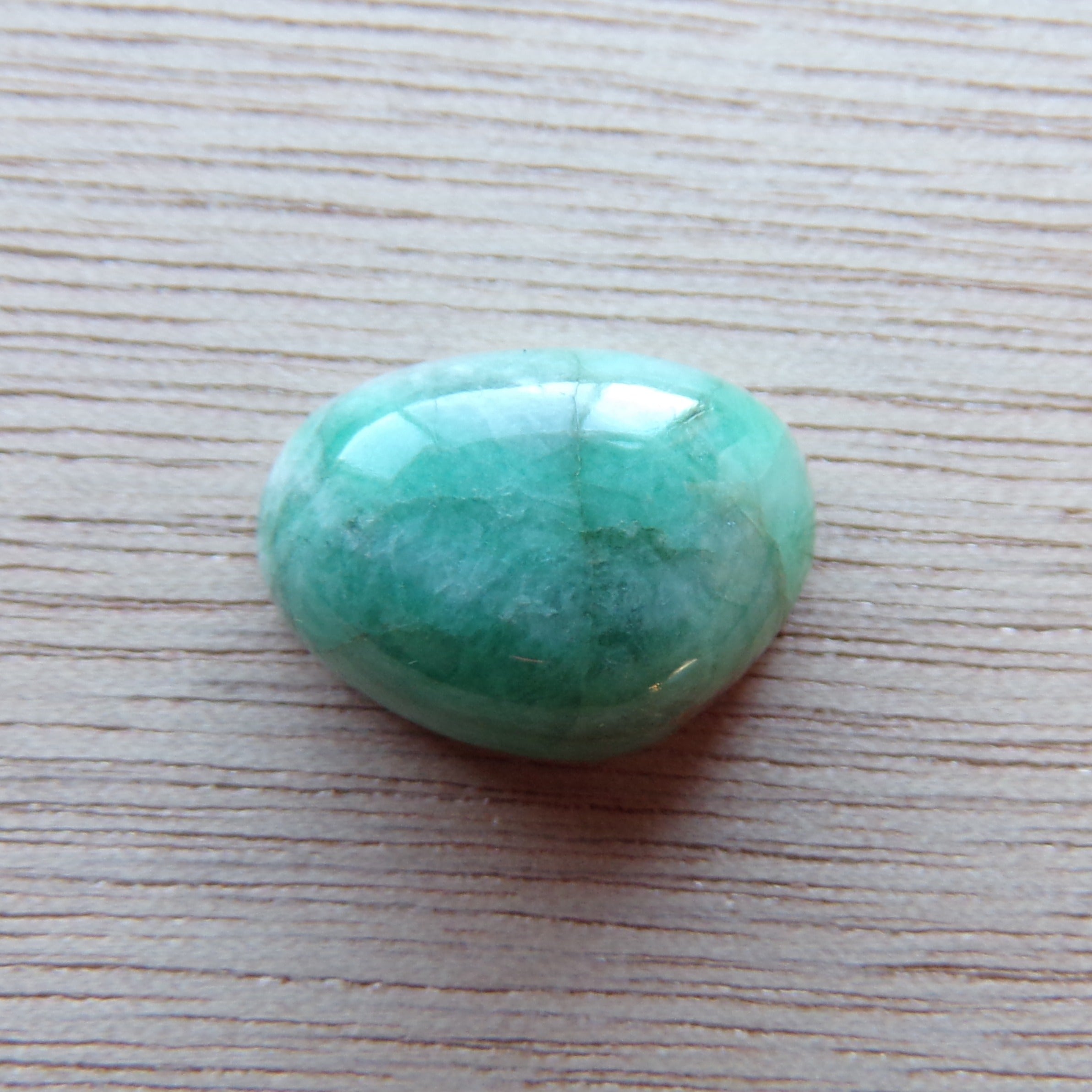 Natural Brazilian Emerald Cabochon 12.75 Carats