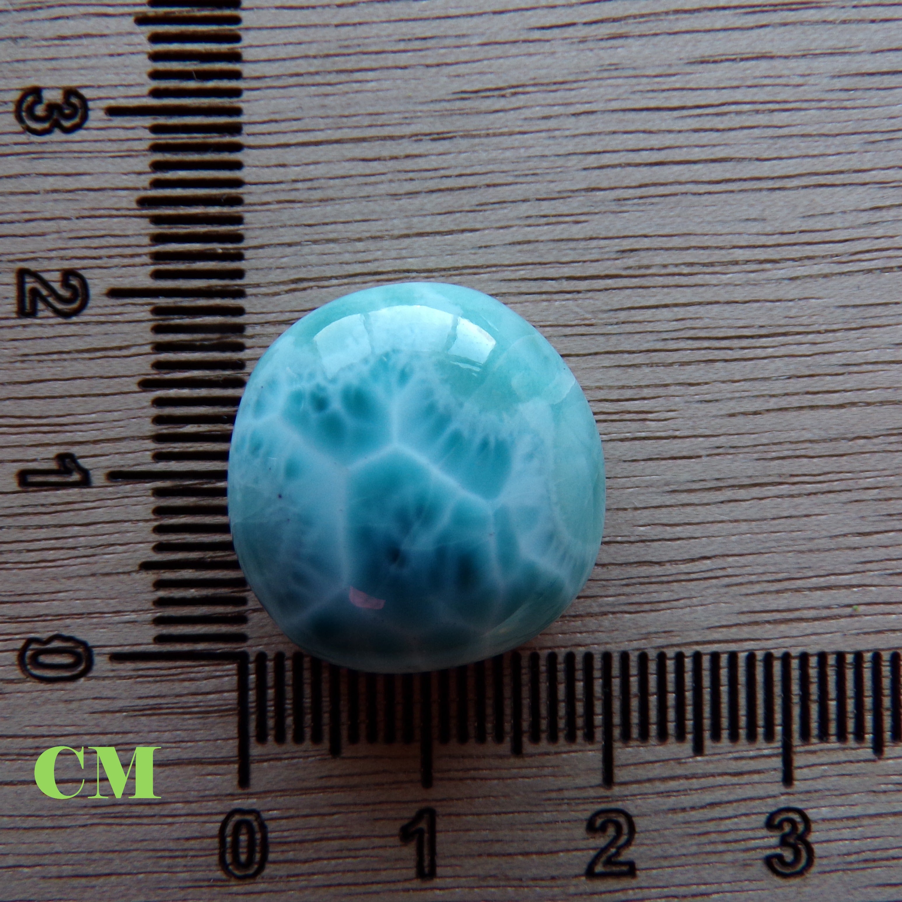 Natural Larimar Cabochon