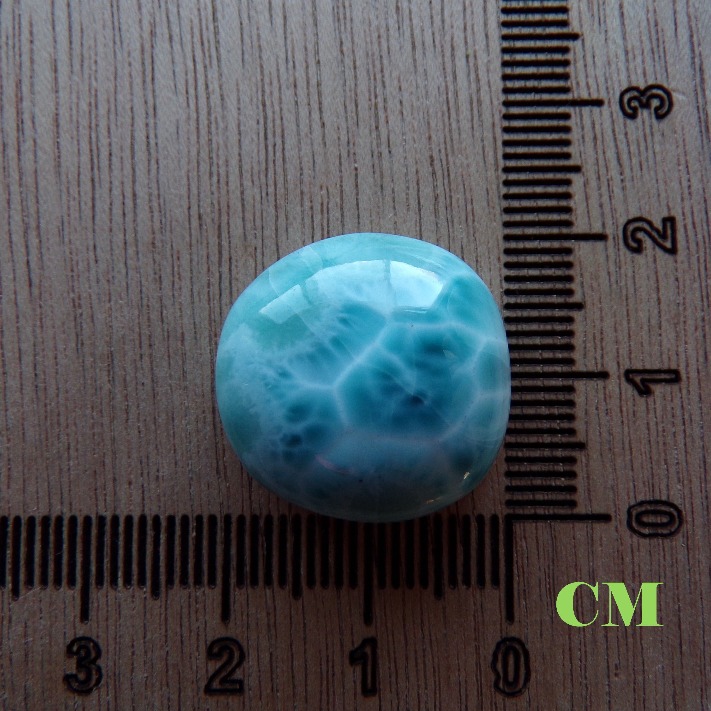 Natural Larimar Cabochon