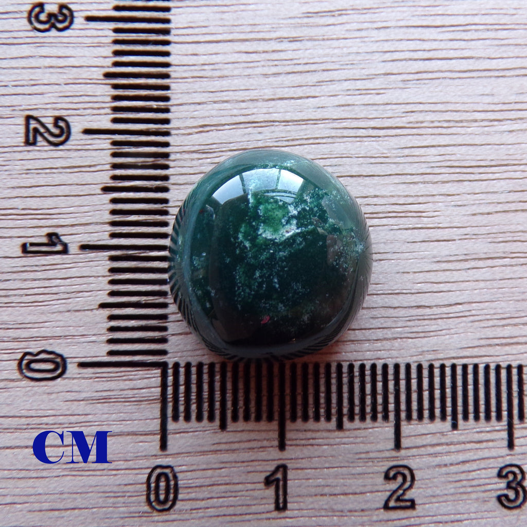 Natural Bloodstone Cabochon