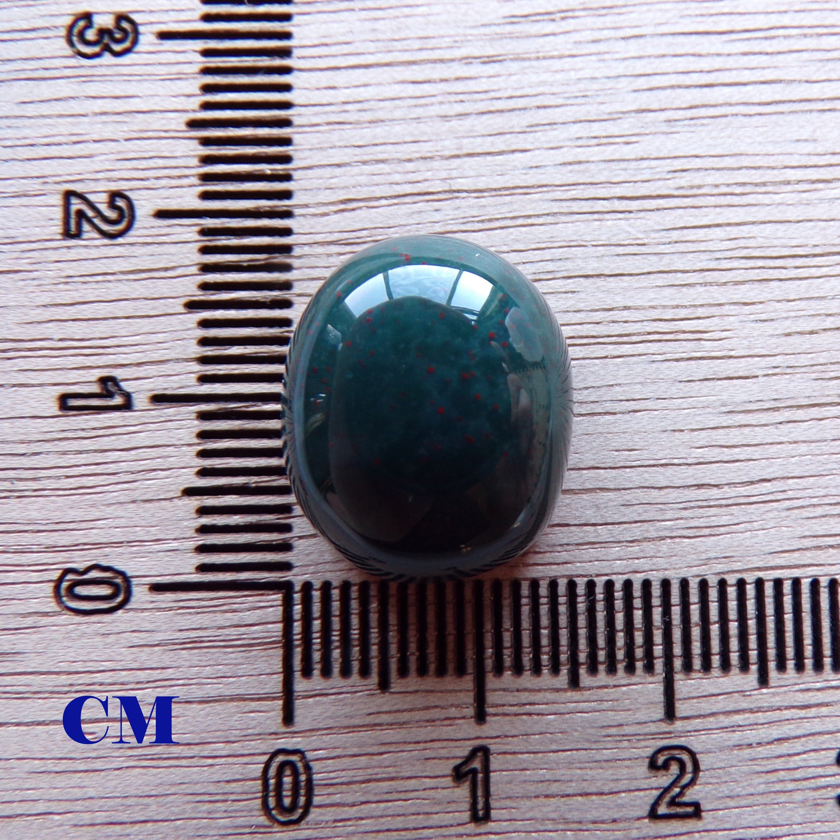 Natural Bloodstone Cabochon