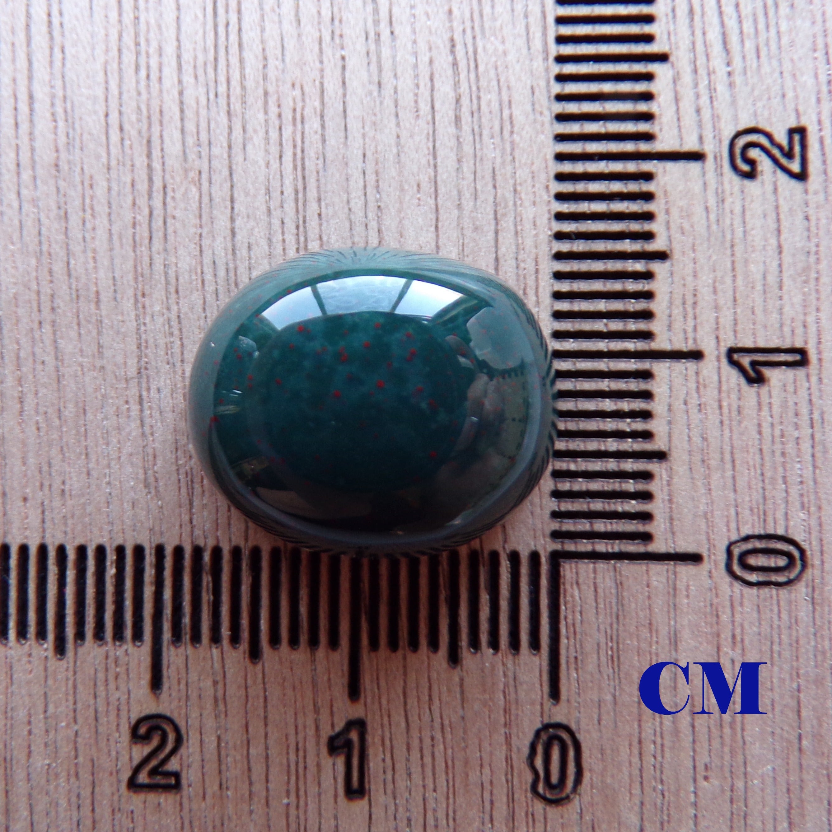 Natural Bloodstone Cabochon