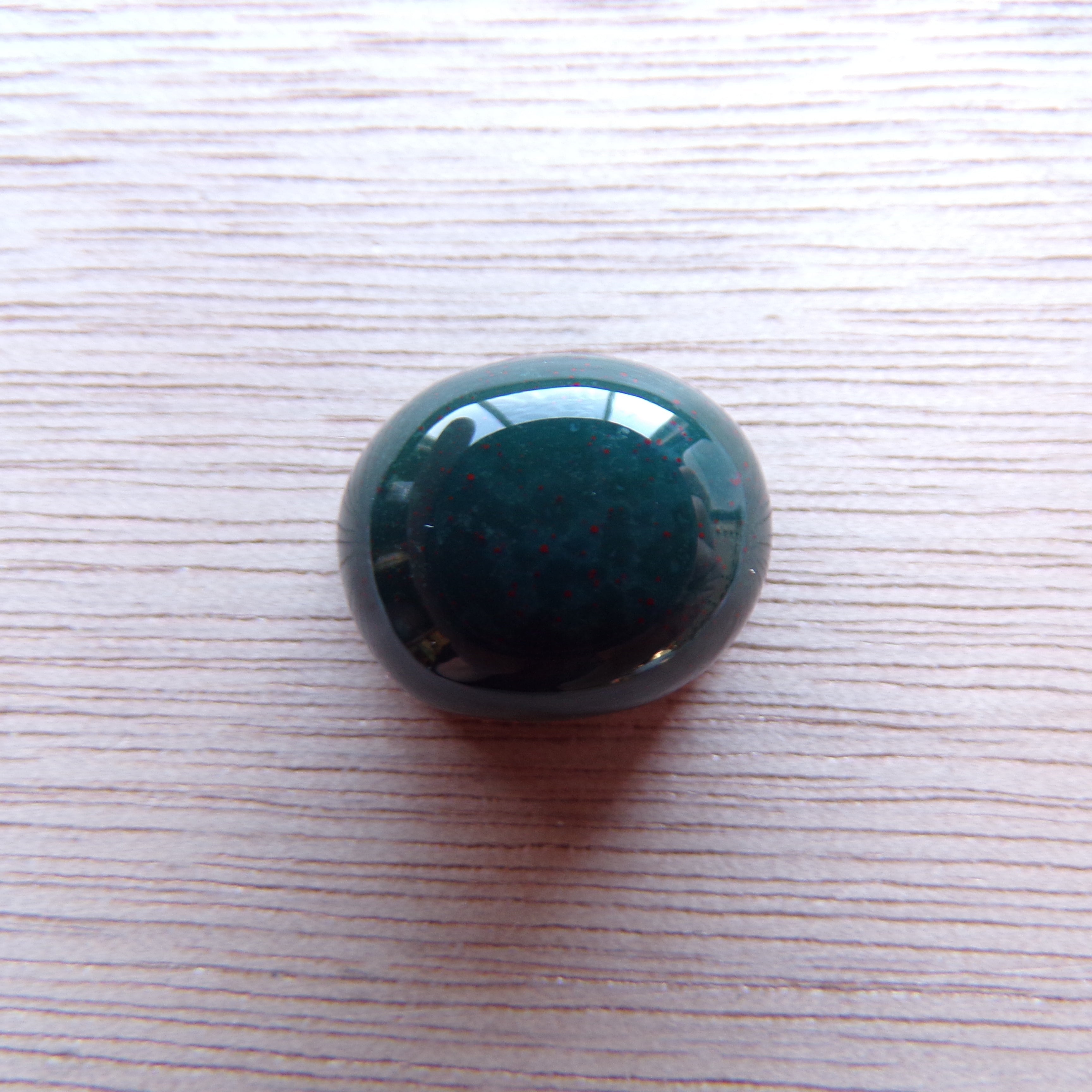 Natural Bloodstone Cabochon