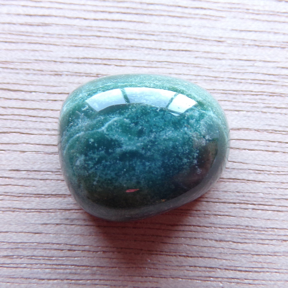 Bloodstone Cabochon — 21.1 ct