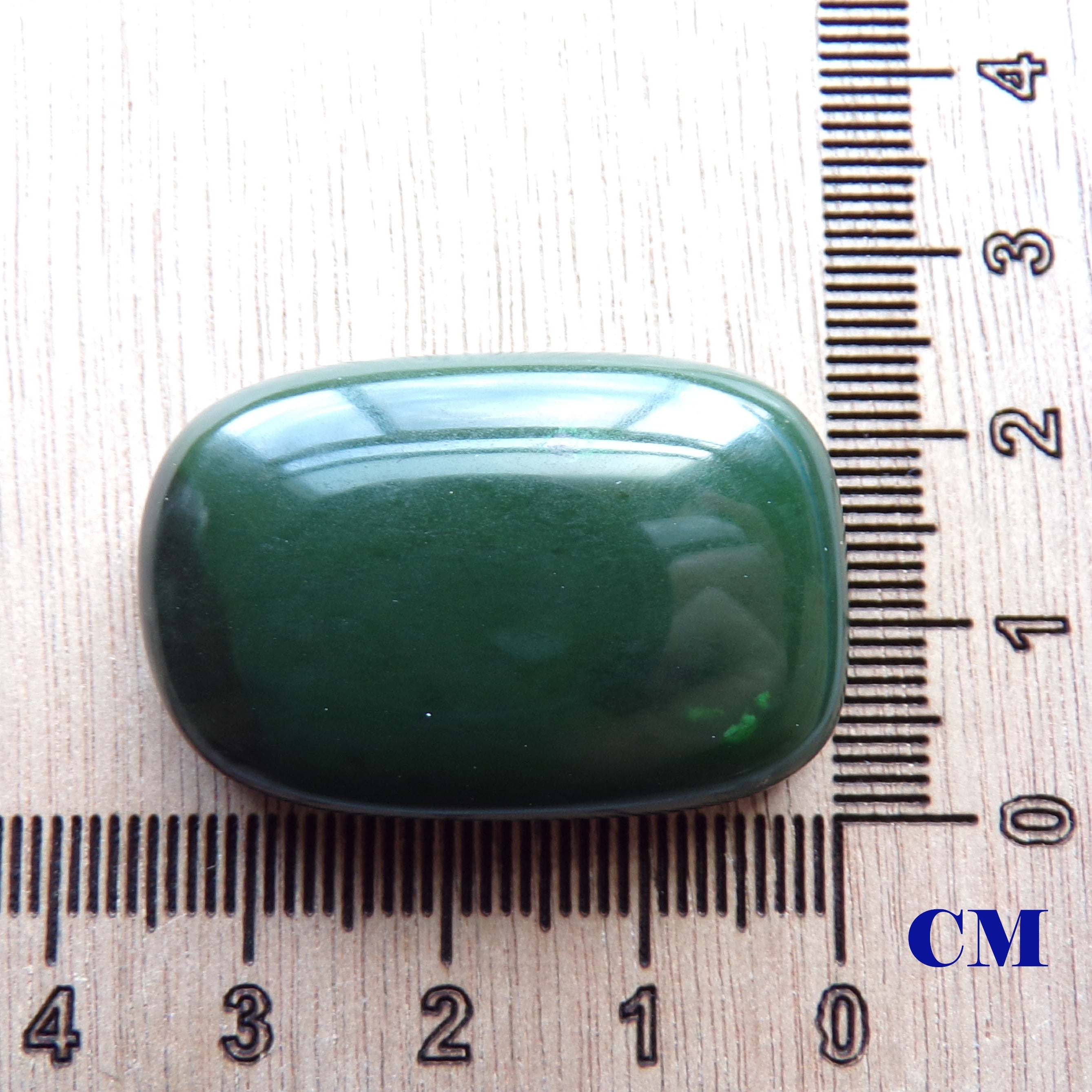 Large 75.2 Carat Natural Siberian Nephrite Jade Cabochon