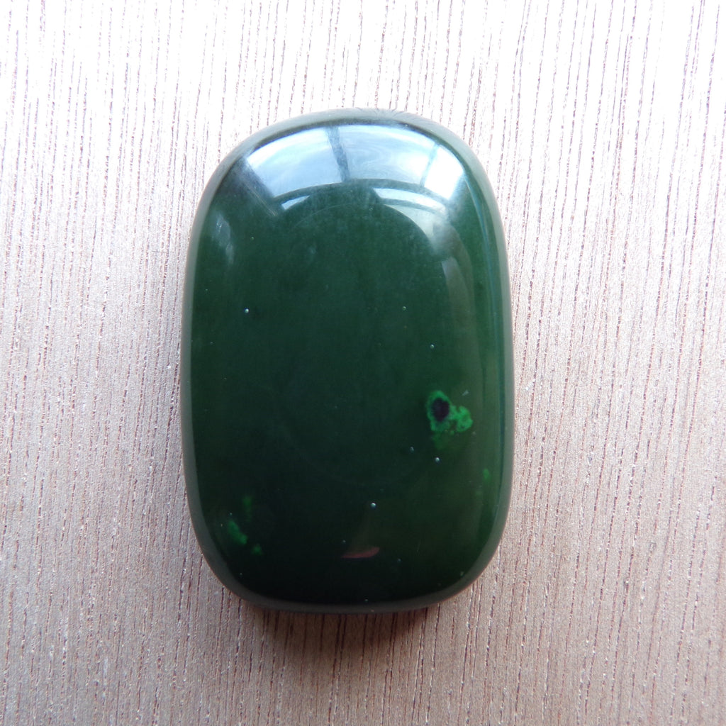 Large 75.2 Carat Natural Siberian Nephrite Jade Cabochon