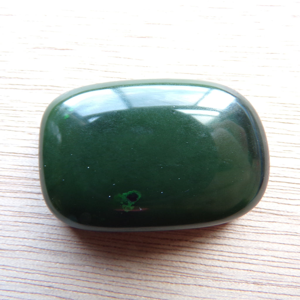 Large 75.2 Carat Natural Siberian Nephrite Jade Cabochon