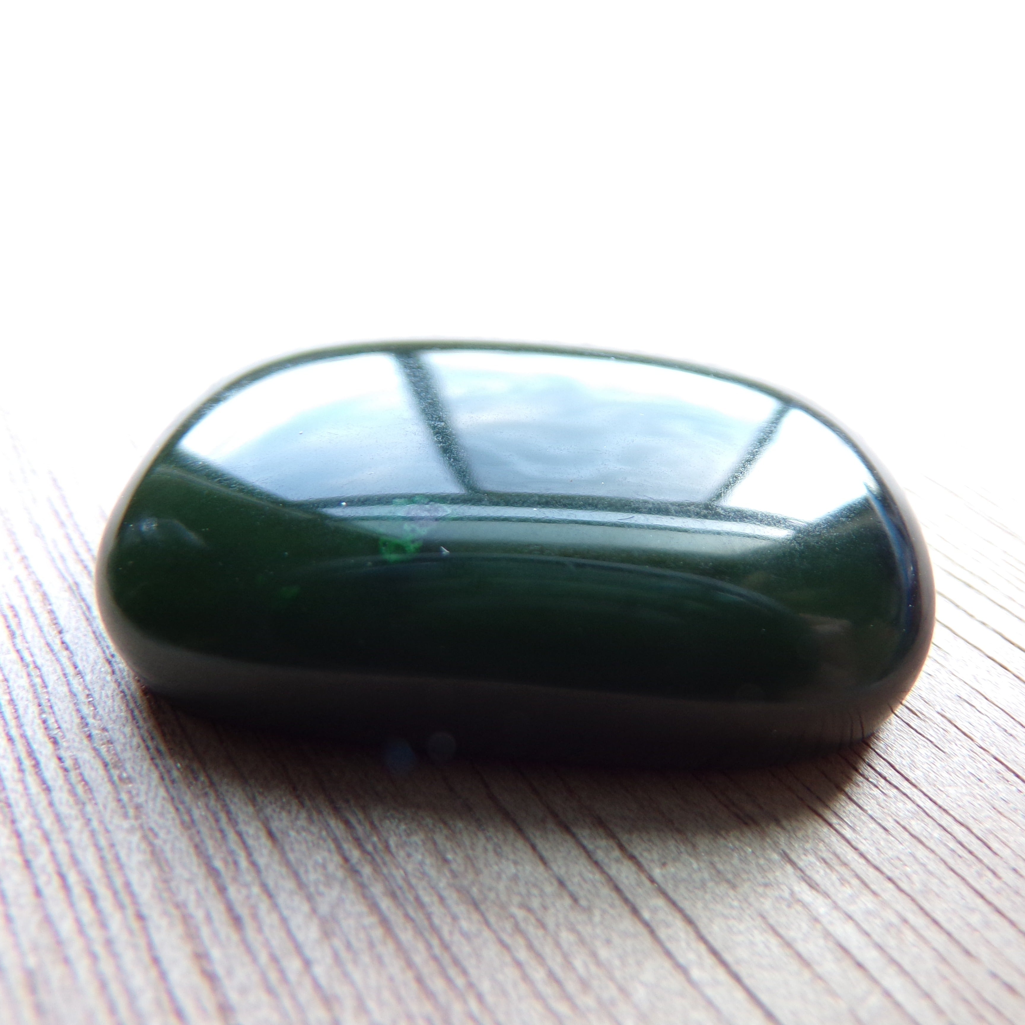 Large 75.2 Carat Natural Siberian Nephrite Jade Cabochon