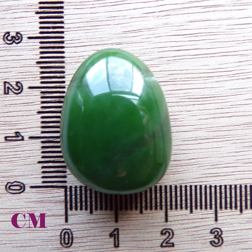 Large British Columbia Nephrite Jade Egg Cabochon