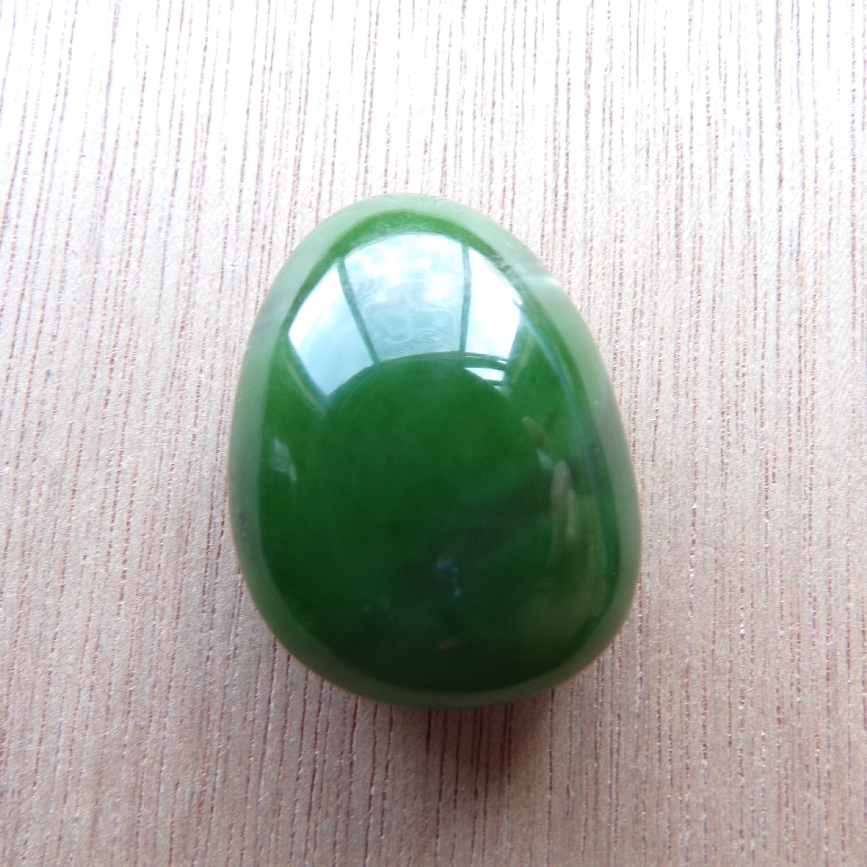 Large British Columbia Nephrite Jade Egg Cabochon