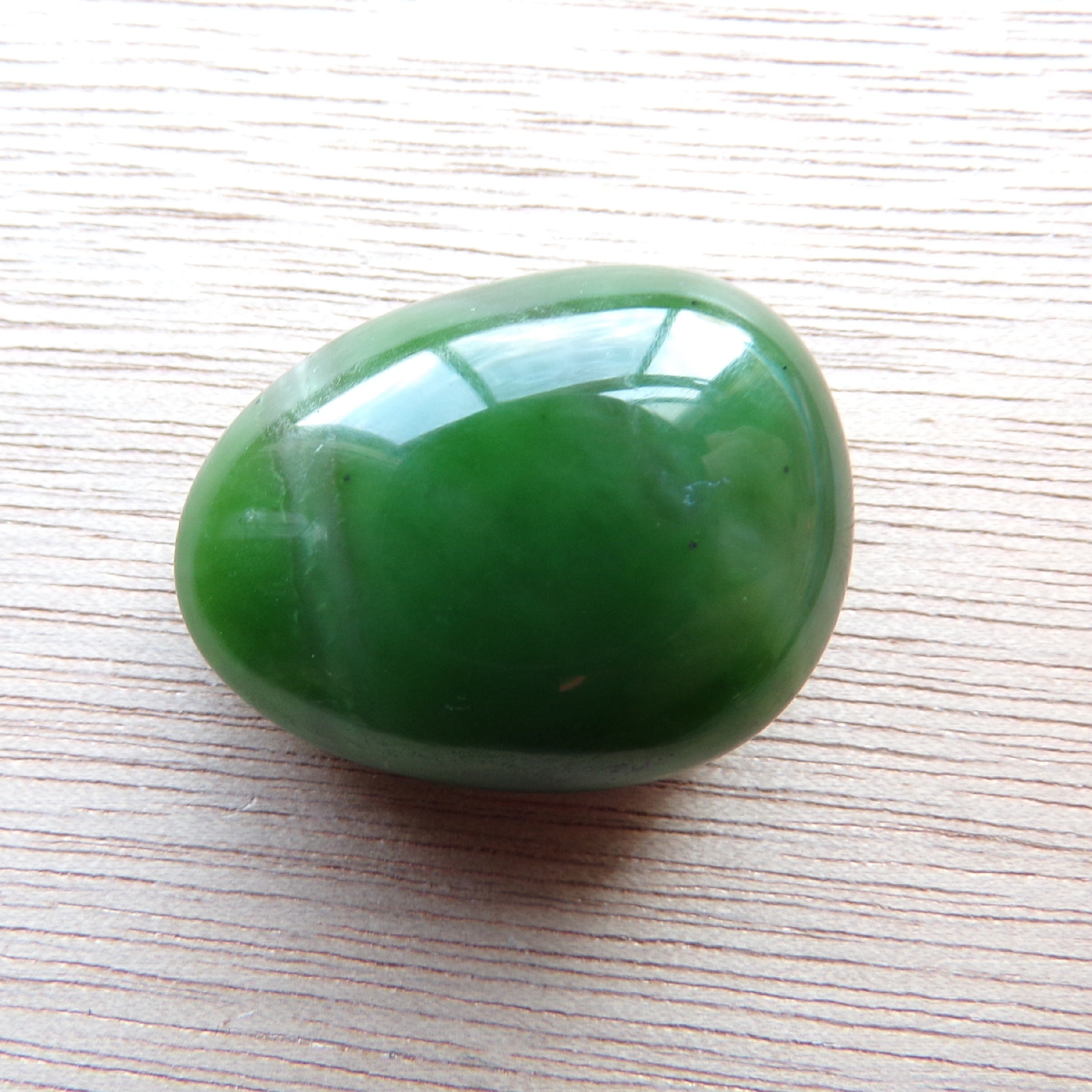Large British Columbia Nephrite Jade Egg Cabochon
