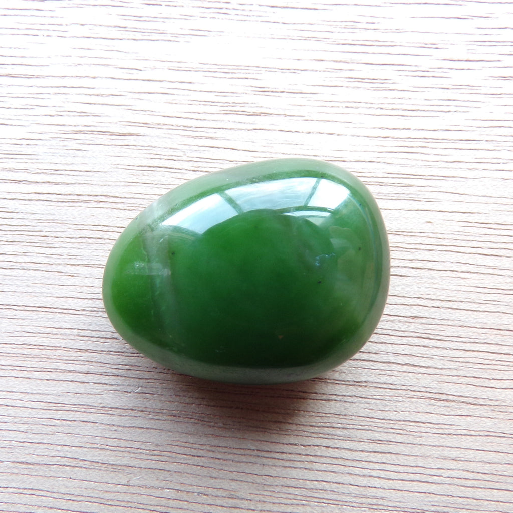 Large British Columbia Nephrite Jade Egg Cabochon