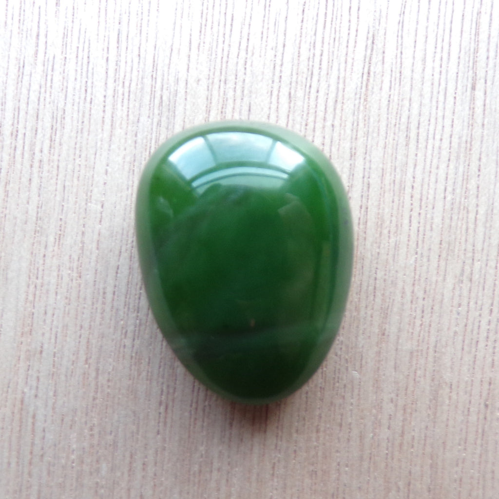 Large British Columbia Nephrite Jade Egg Cabochon