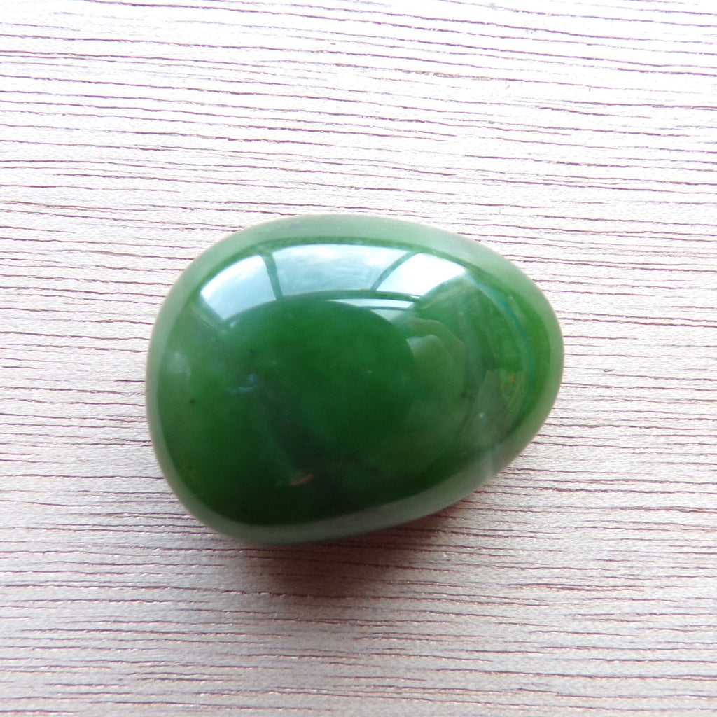 Large British Columbia Nephrite Jade Egg Cabochon