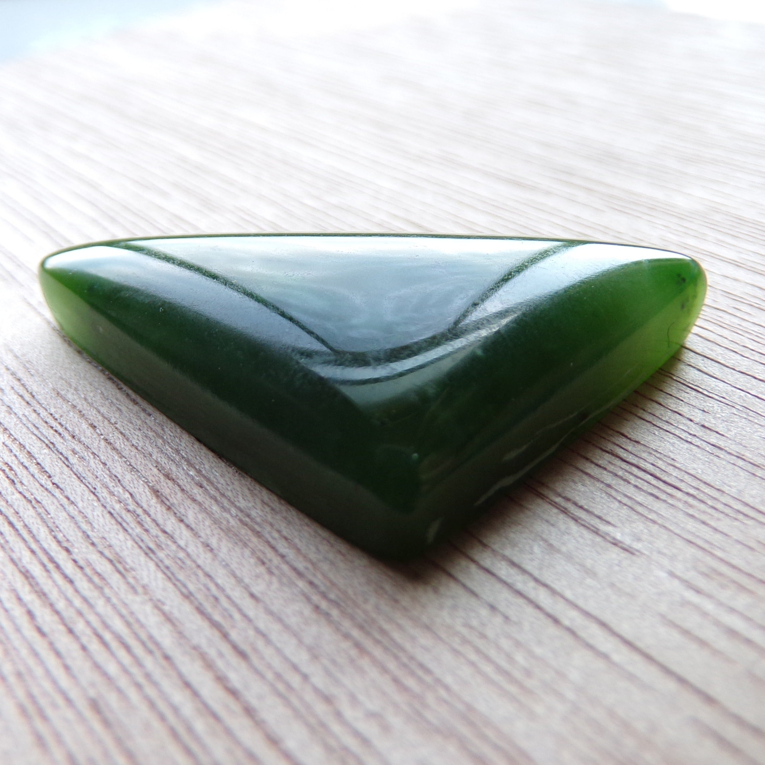 Natural British Columbia Nephrite Jade Cabochon