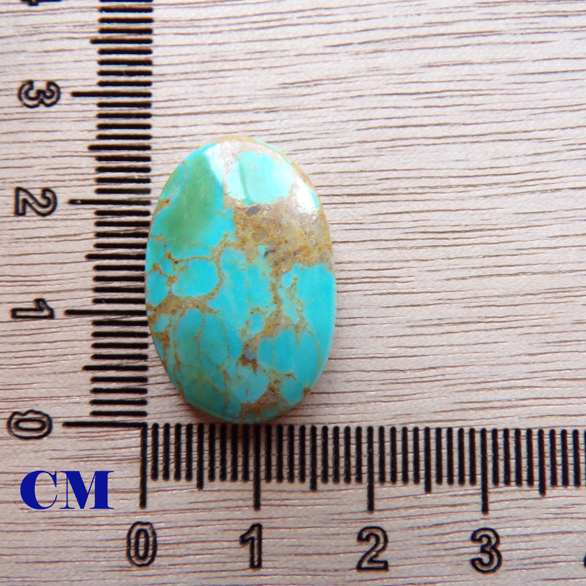 Two Tone Turquoise Cabochon