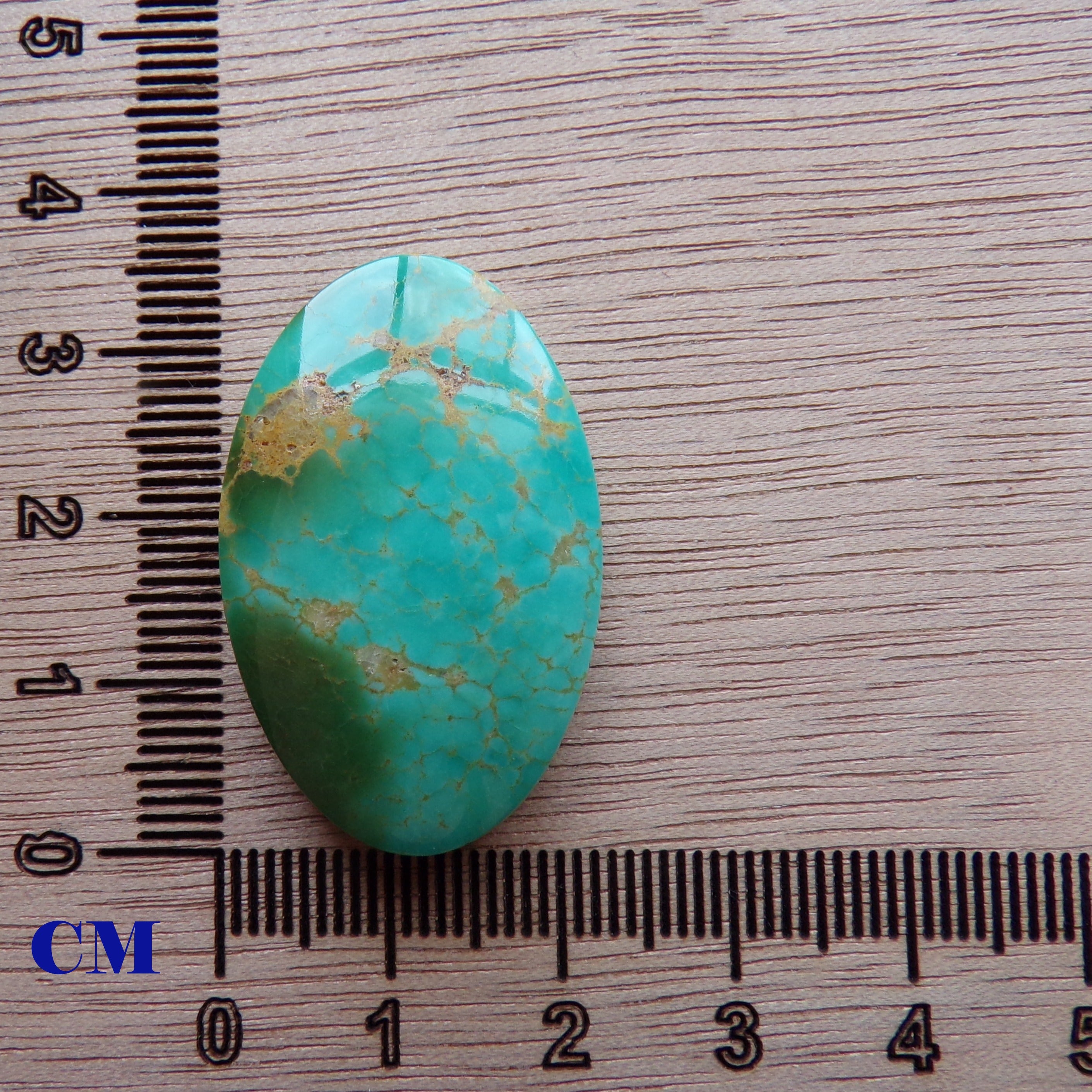 Two Tone Turquoise Cabochon