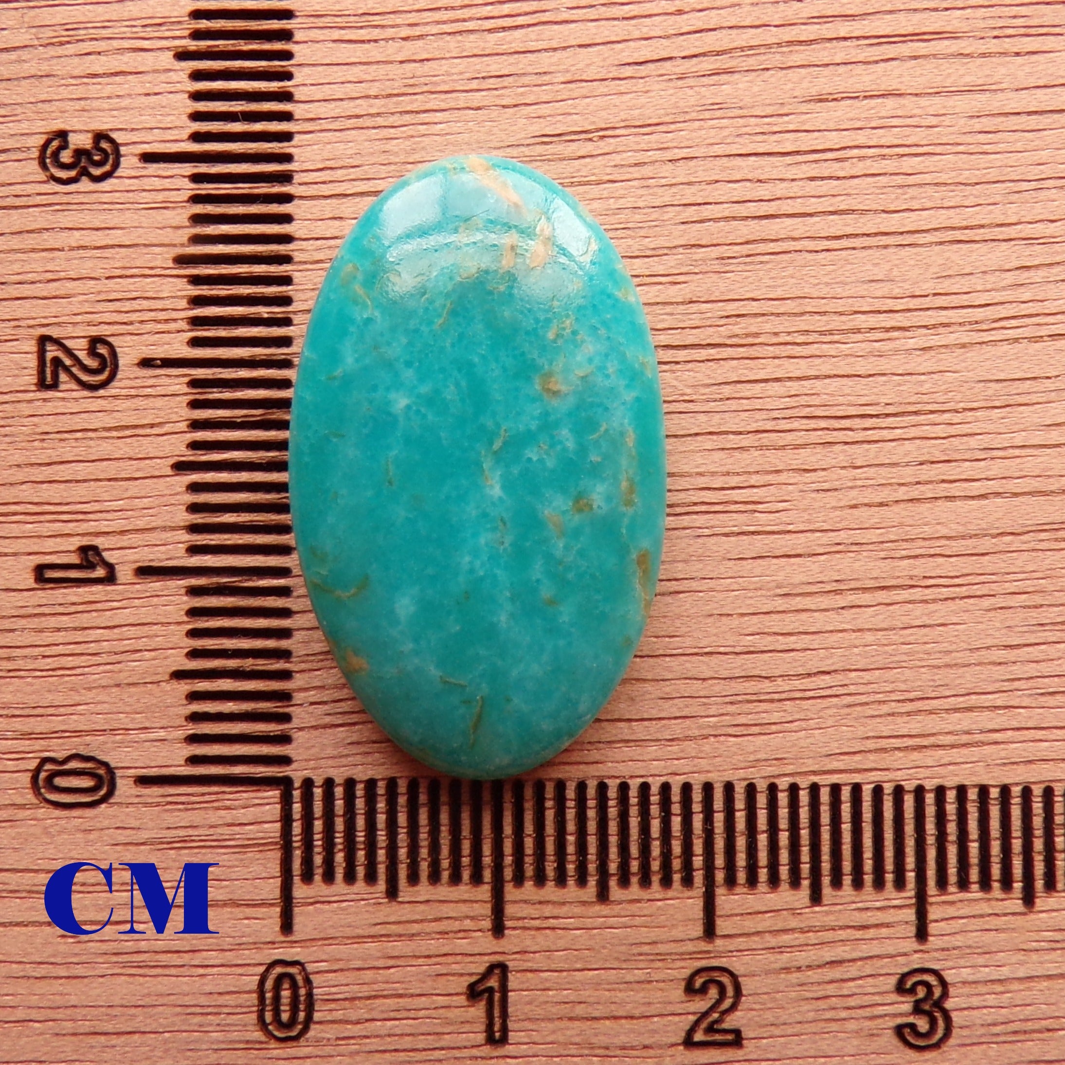 Kingman Teal Turquoise Cabochon