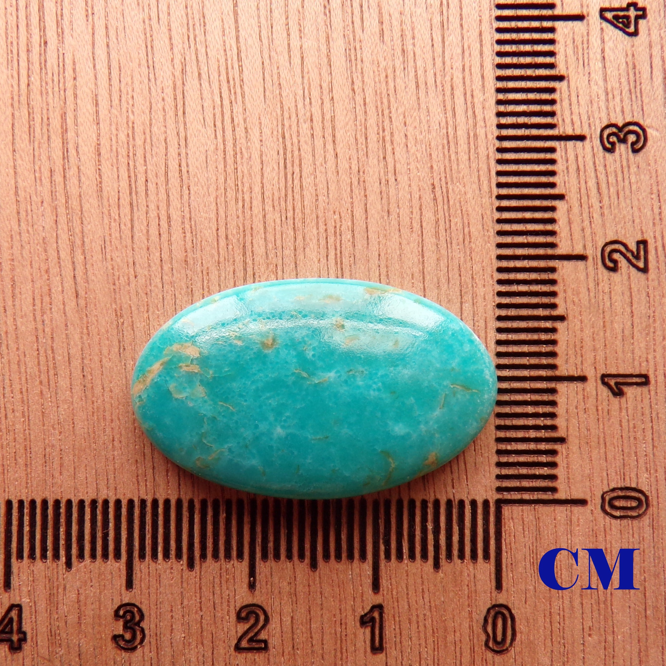 Kingman Teal Turquoise Cabochon