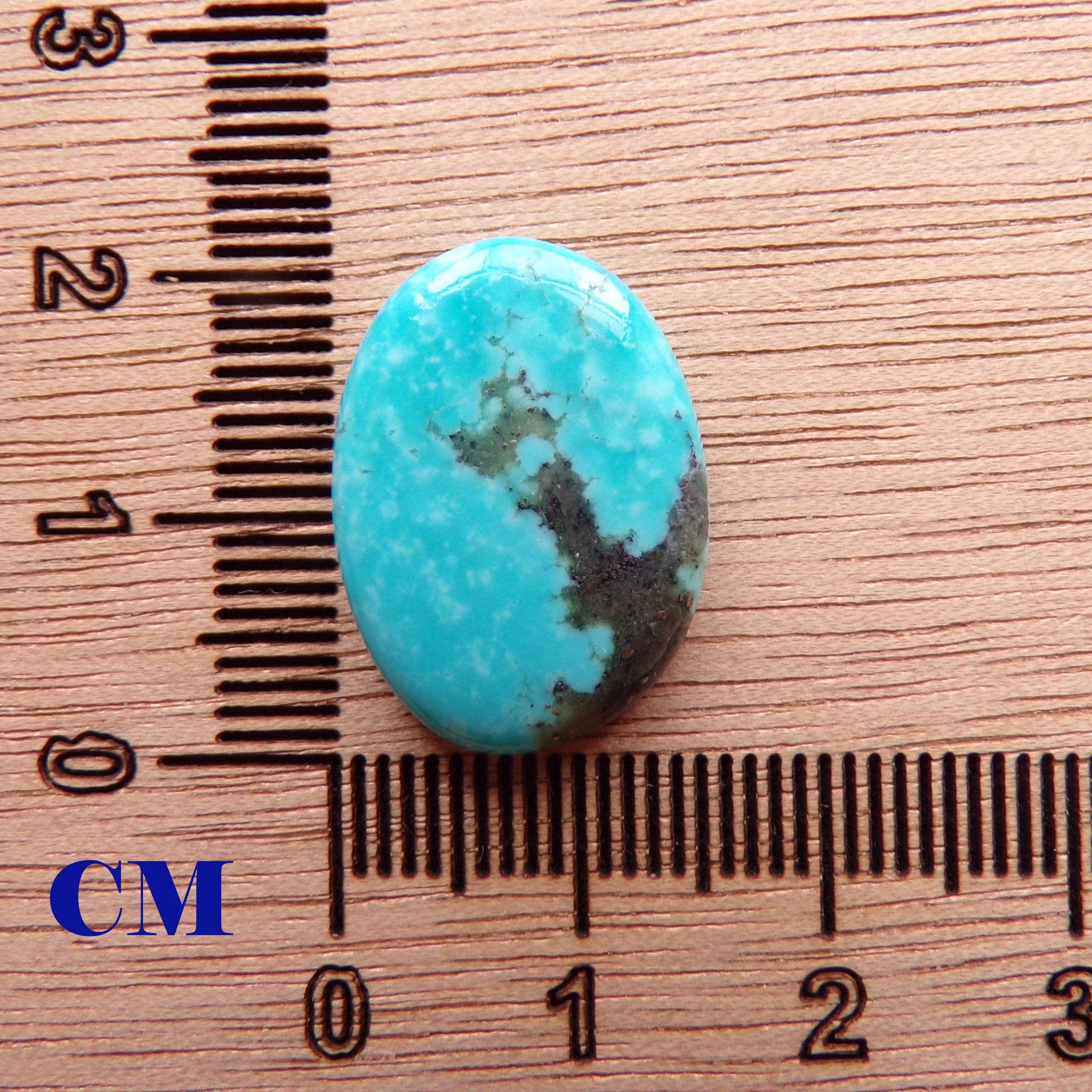 Smoky Kingman Turquoise Cabochon