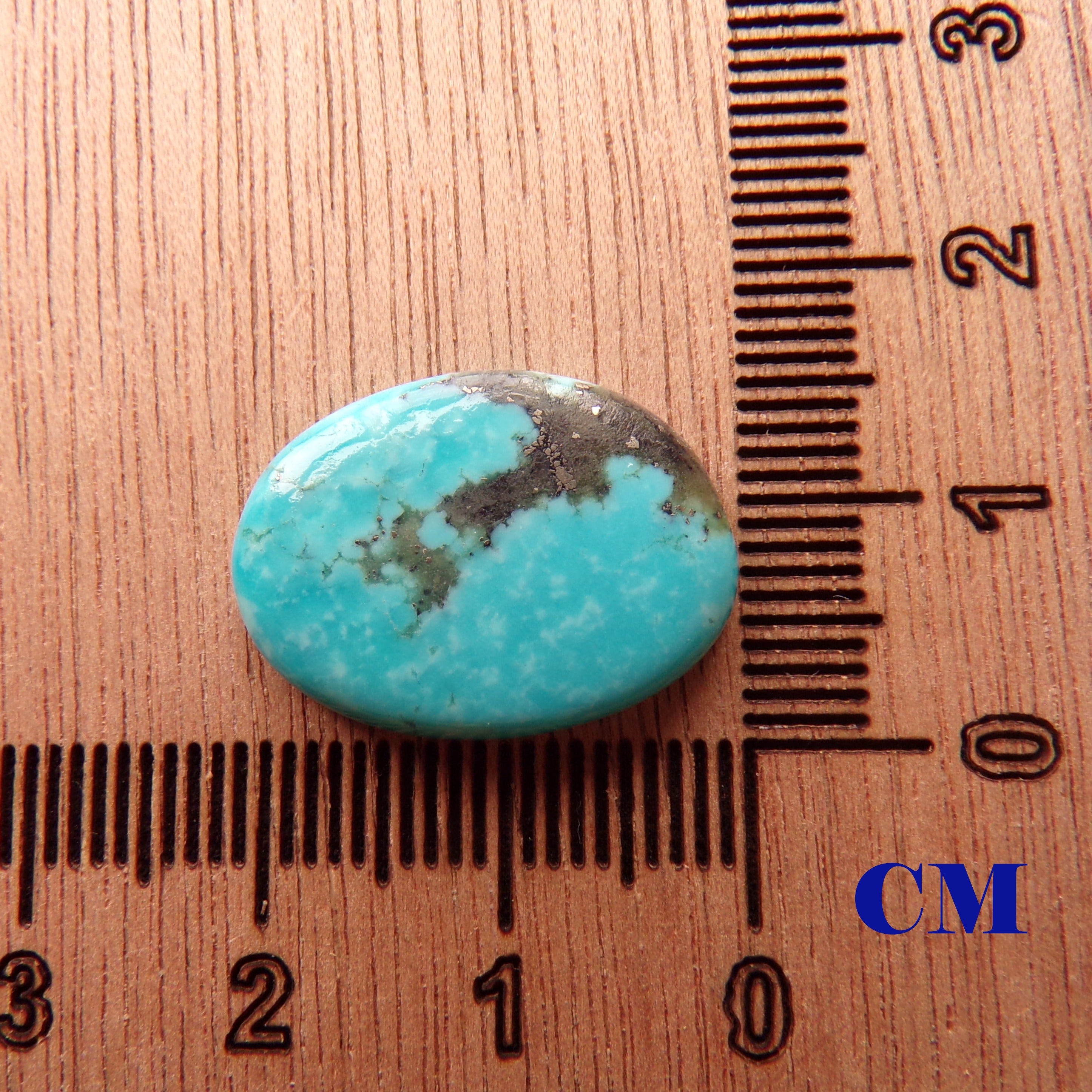 Smoky Kingman Turquoise Cabochon