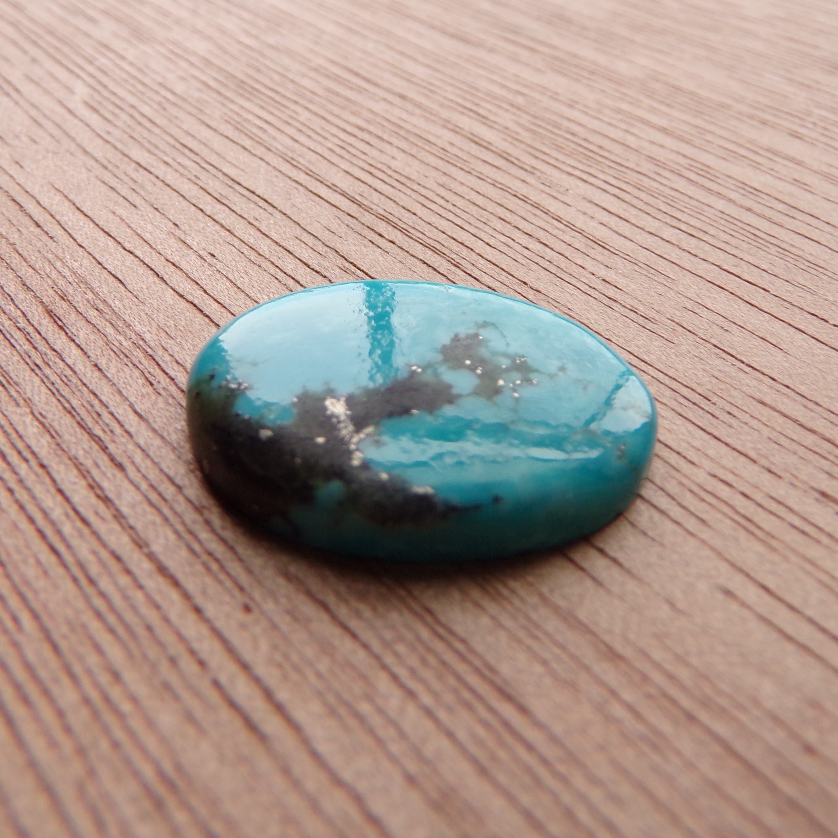 Smoky Kingman Turquoise Cabochon