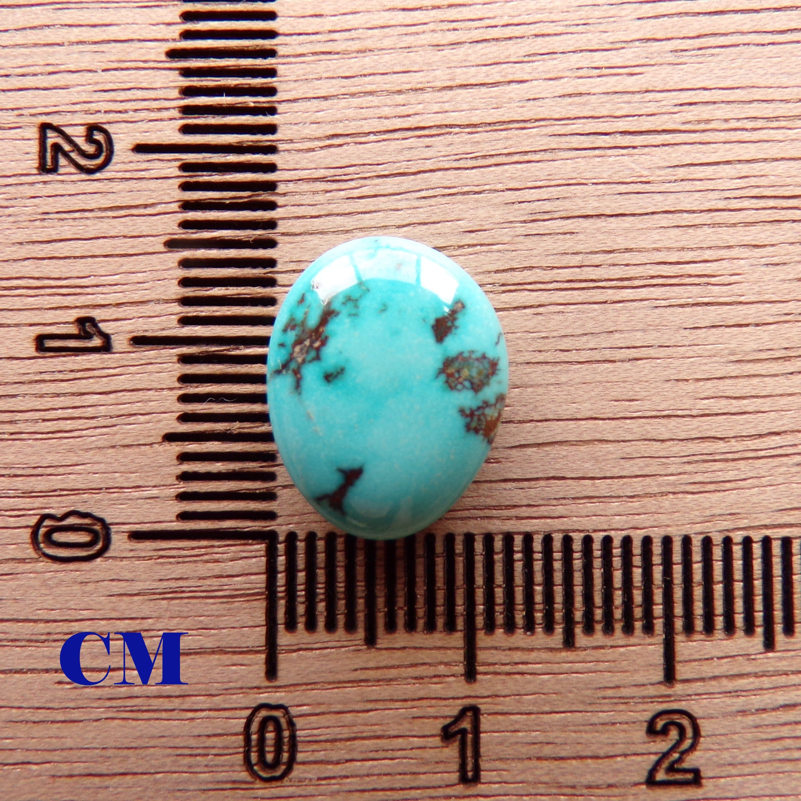 Natural Cloud Mountain (Yungai) Turquoise Cabochon Hubei China