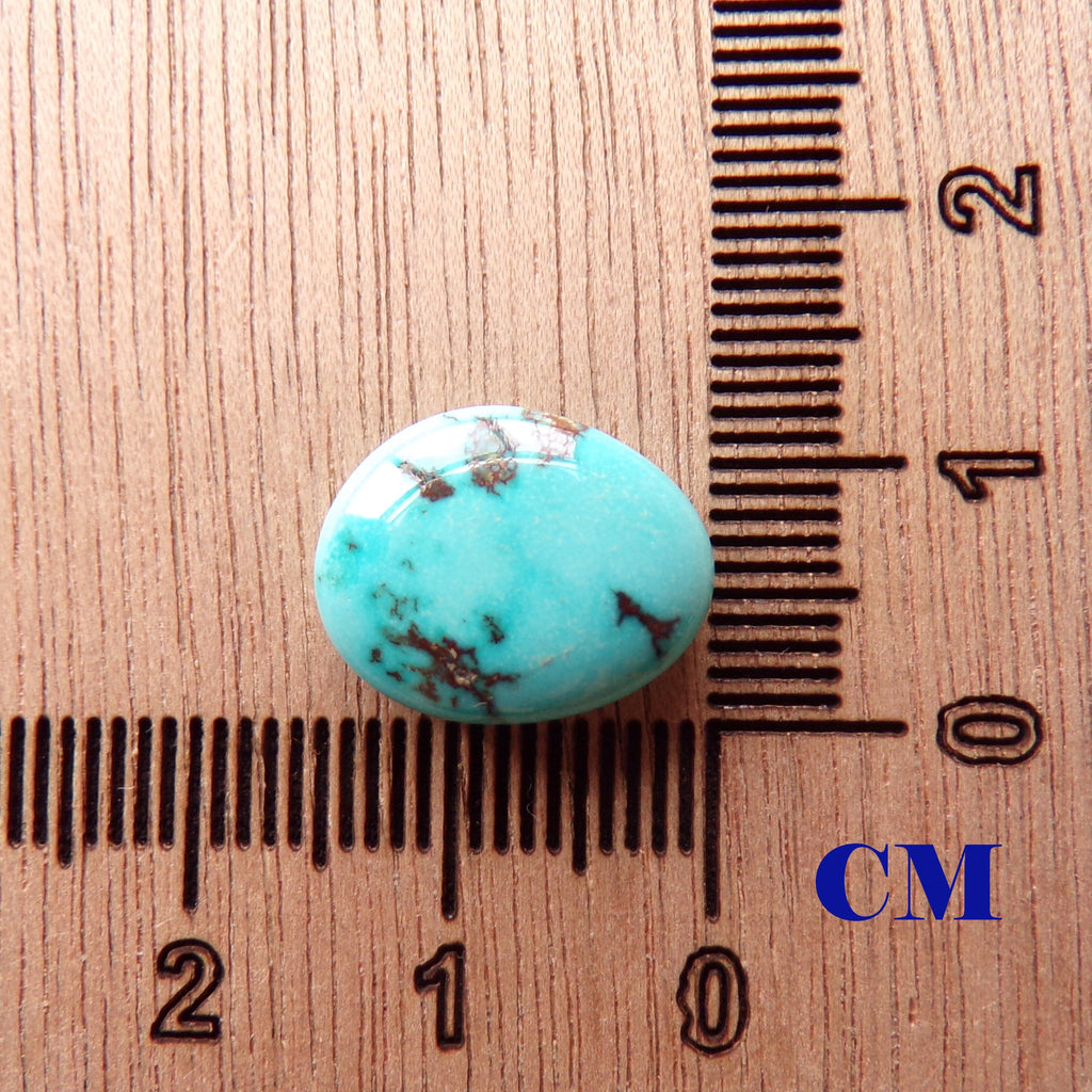 Natural Cloud Mountain (Yungai) Turquoise Cabochon Hubei China