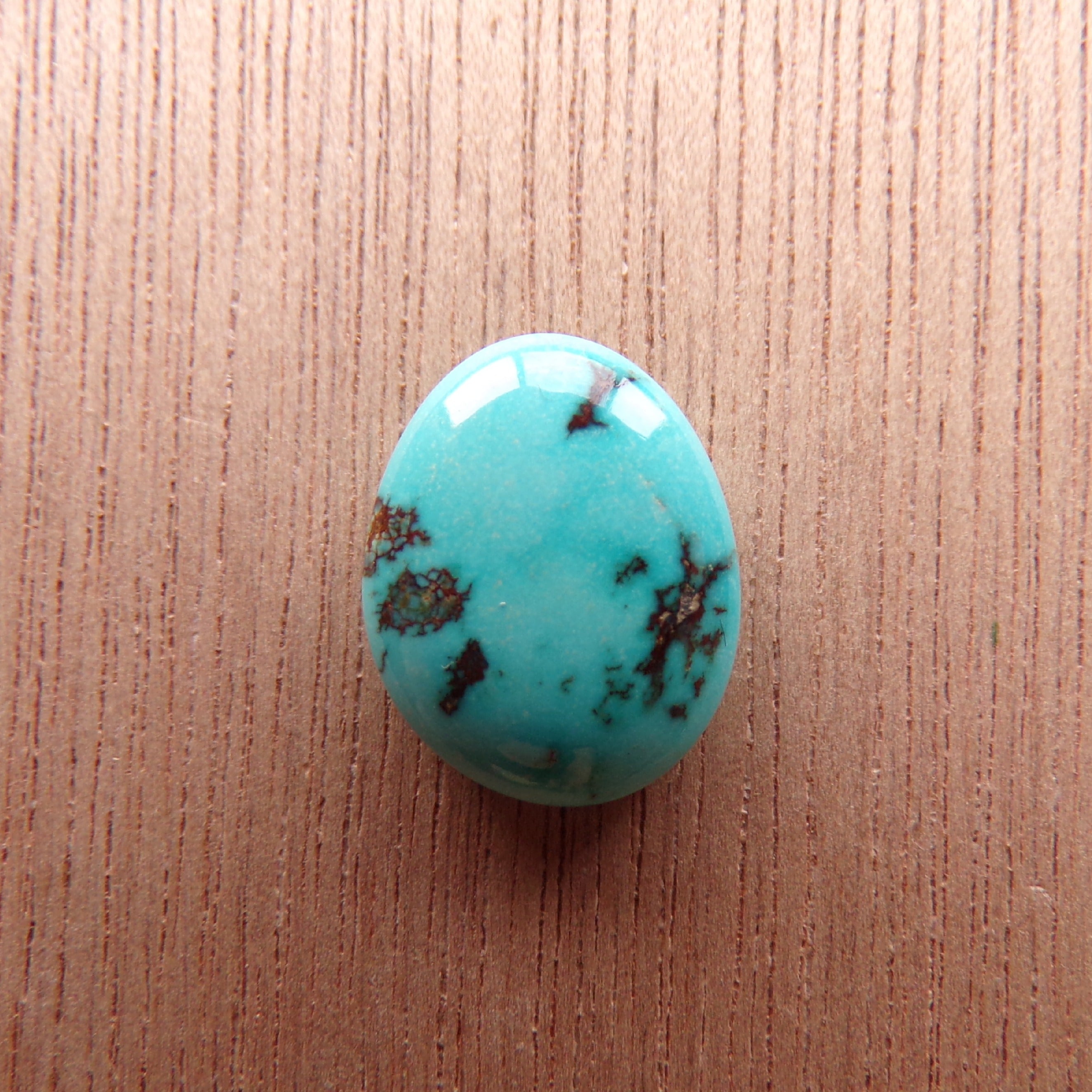 Natural Cloud Mountain (Yungai) Turquoise Cabochon Hubei China