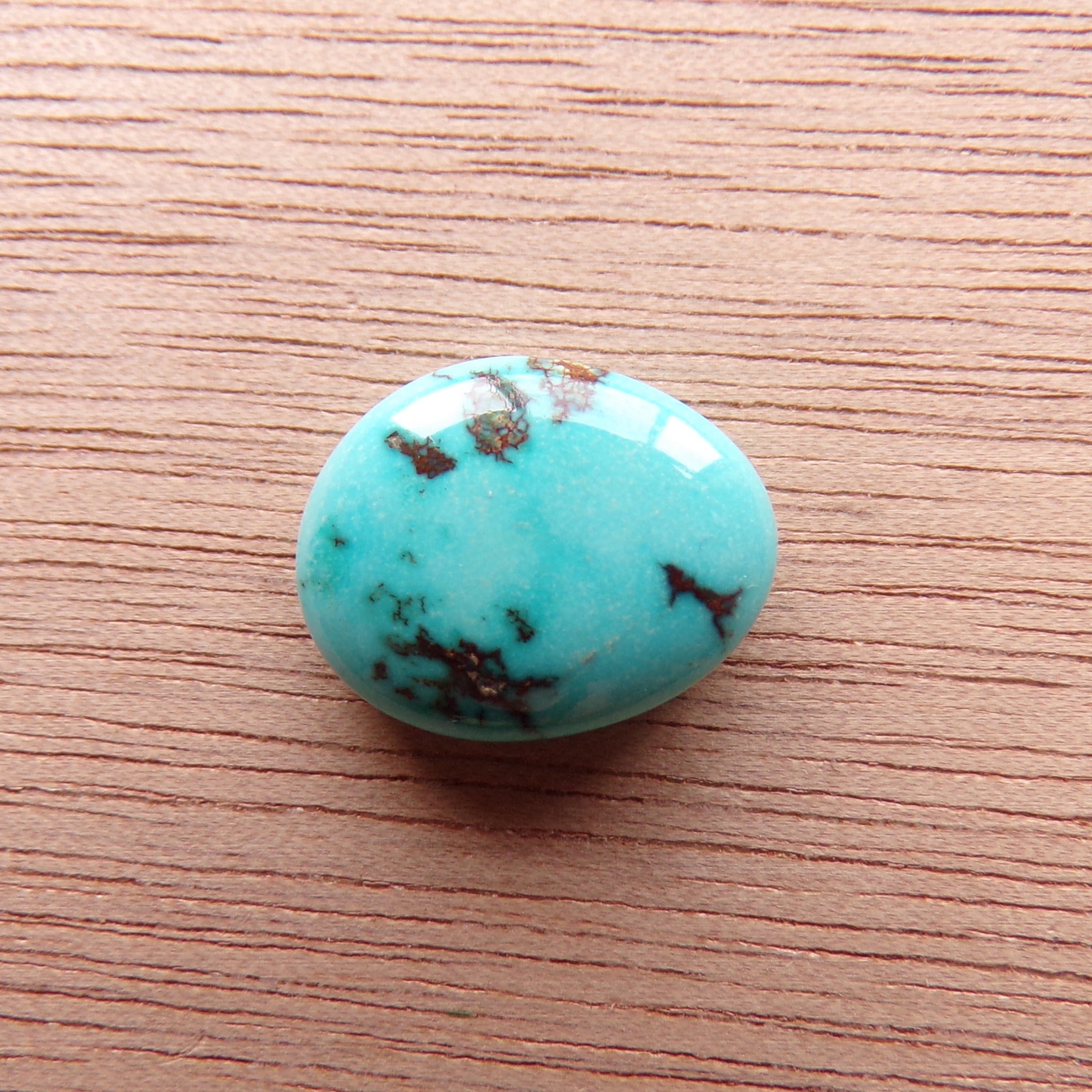 Natural Cloud Mountain (Yungai) Turquoise Cabochon Hubei China