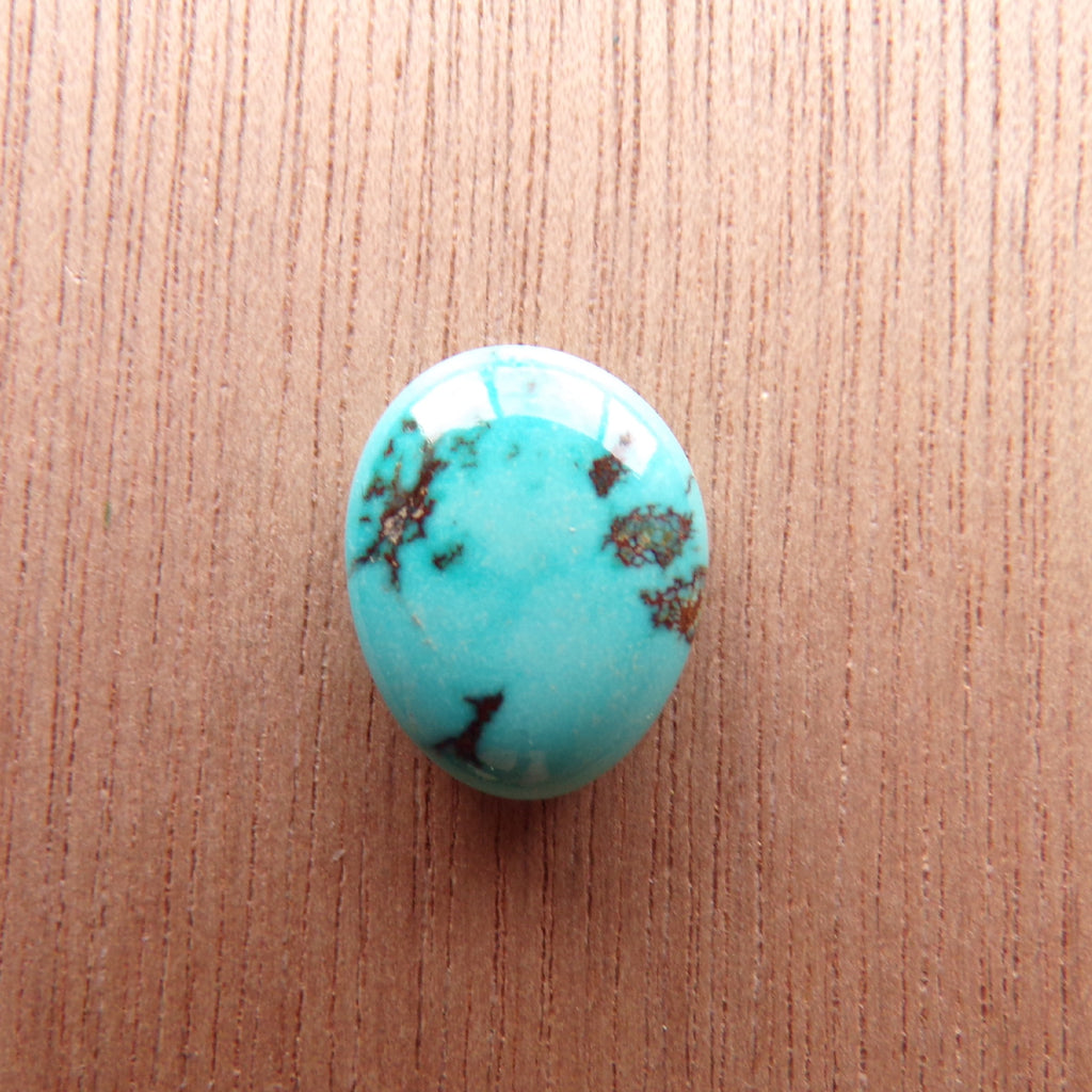 Natural Cloud Mountain (Yungai) Turquoise Cabochon Hubei China