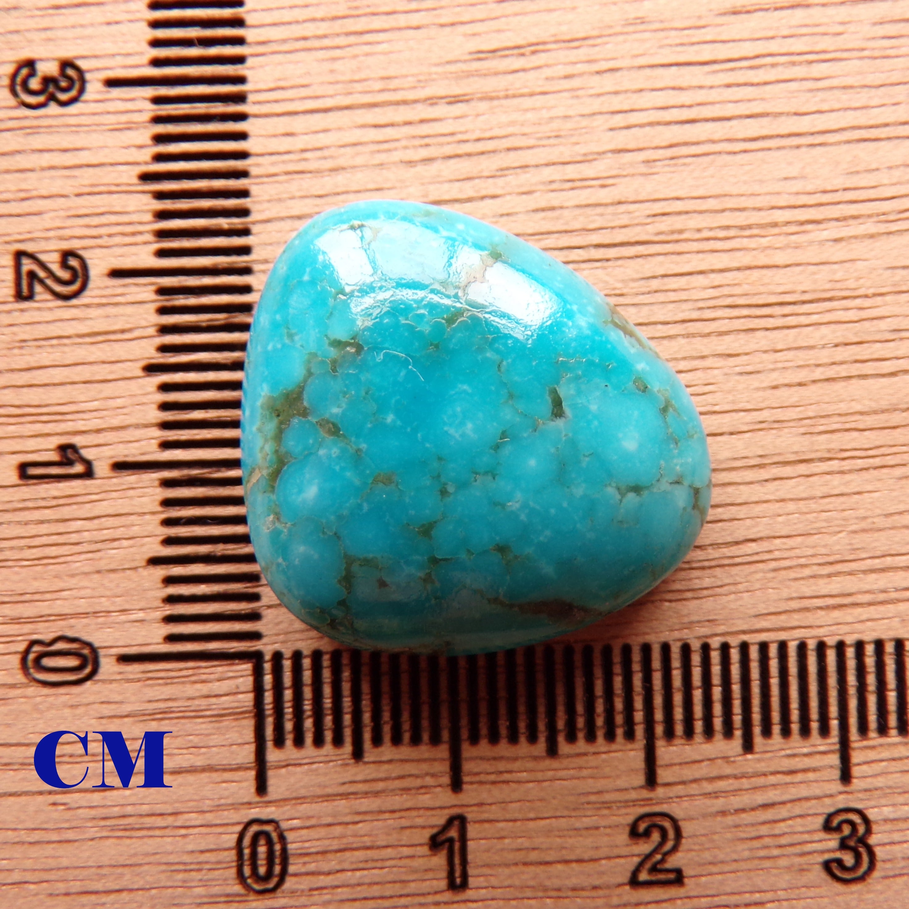 AAA Kaolin Matrix Kingman Turquoise Cabochon