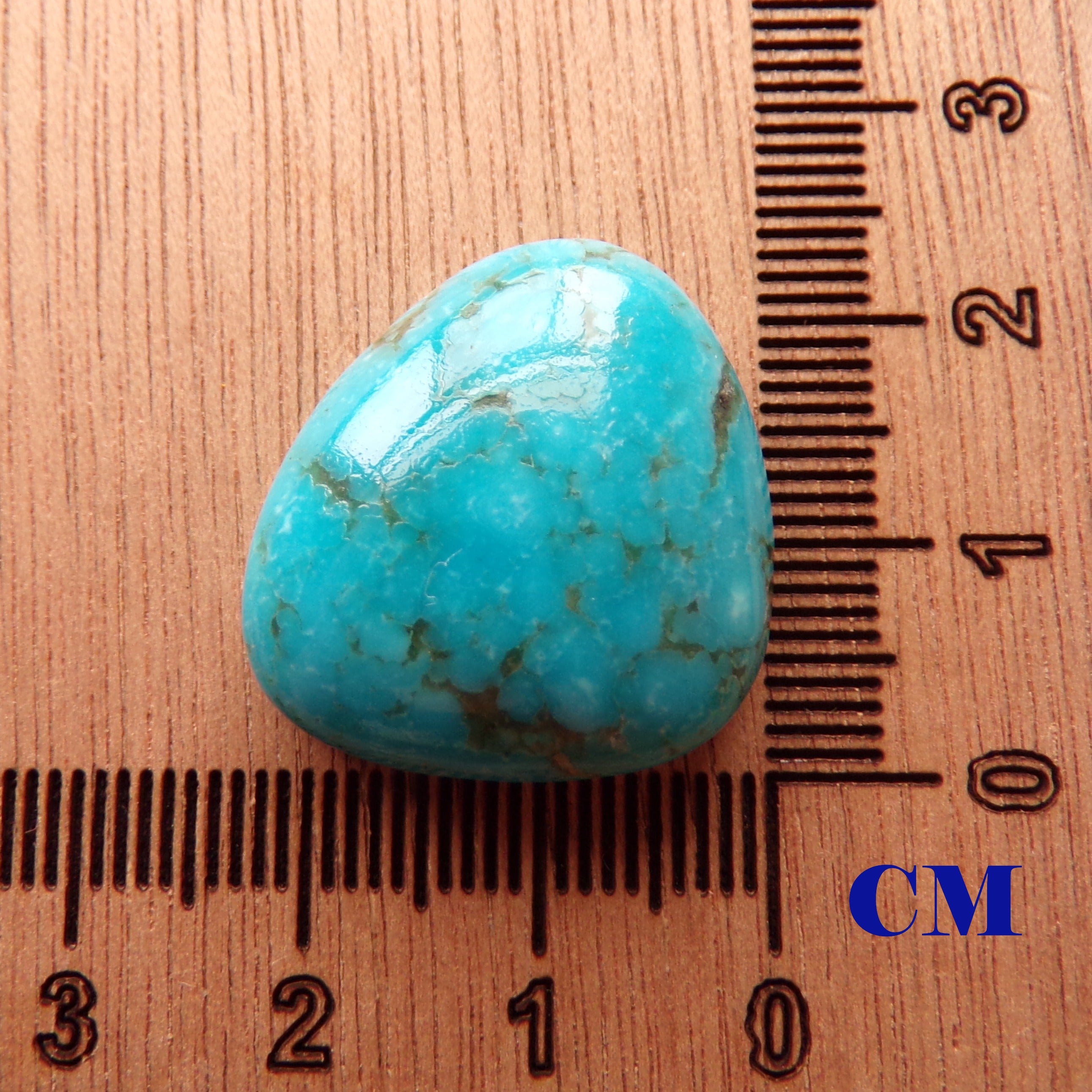 AAA Kaolin Matrix Kingman Turquoise Cabochon