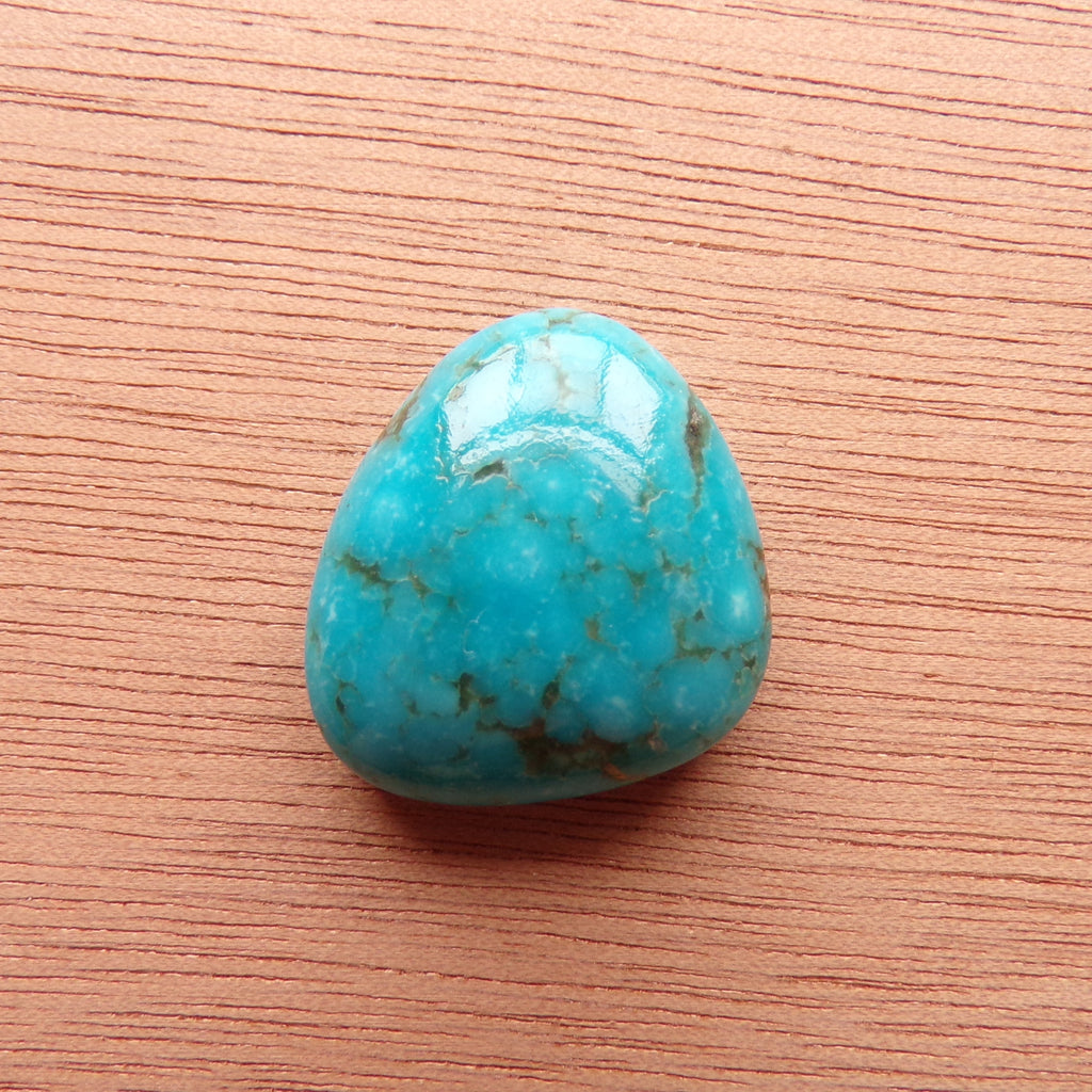 AAA Kaolin Matrix Kingman Turquoise Cabochon