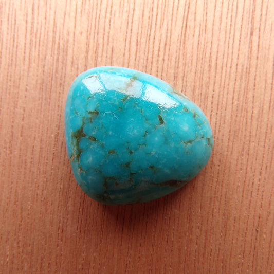 Kingman Kaolin Turquoise Cabochon — 27.7 ct