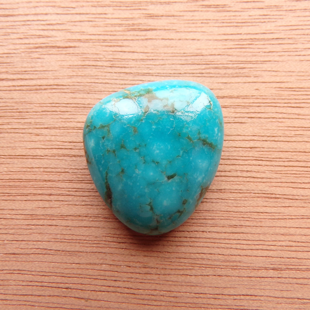 AAA Kaolin Matrix Kingman Turquoise Cabochon