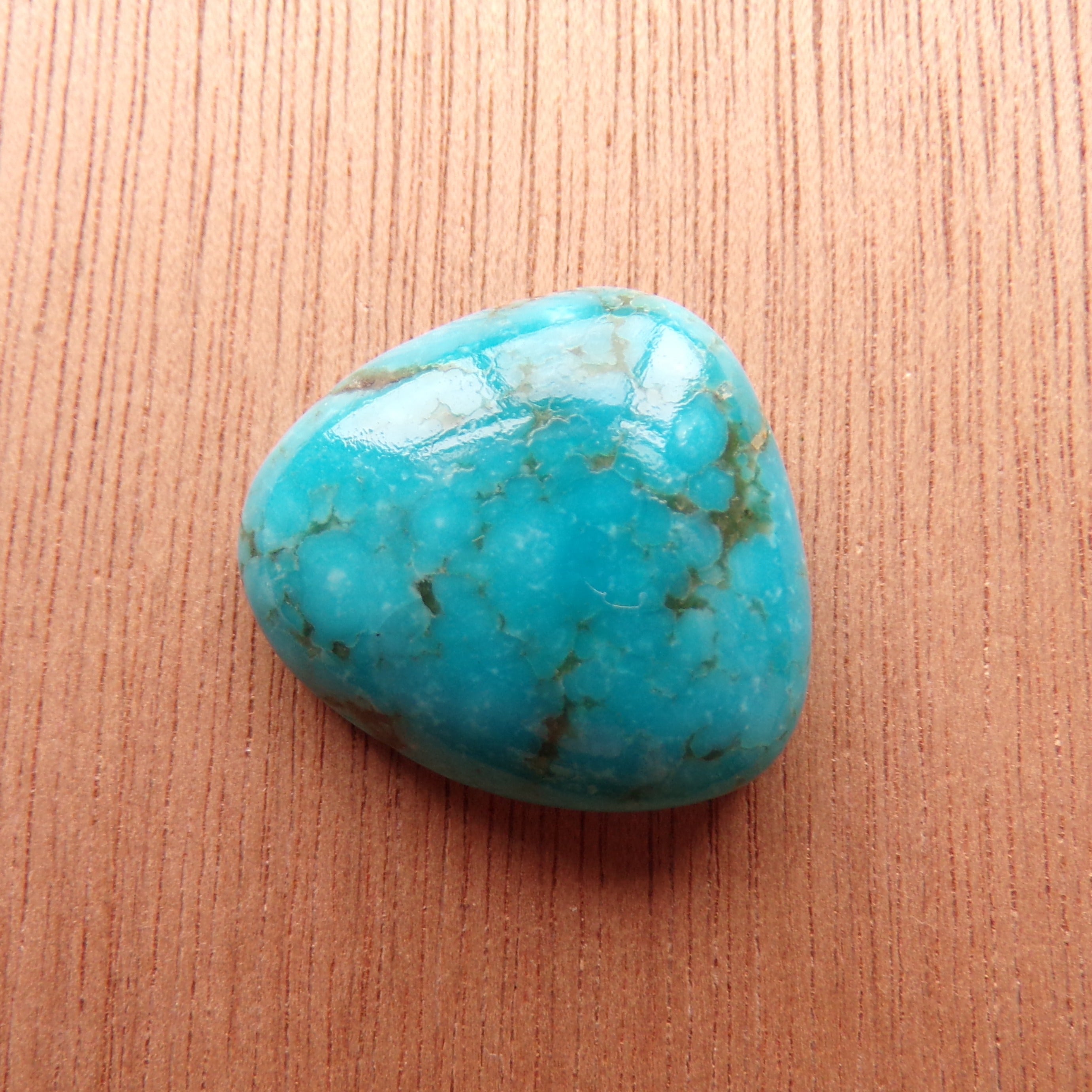 AAA Kaolin Matrix Kingman Turquoise Cabochon