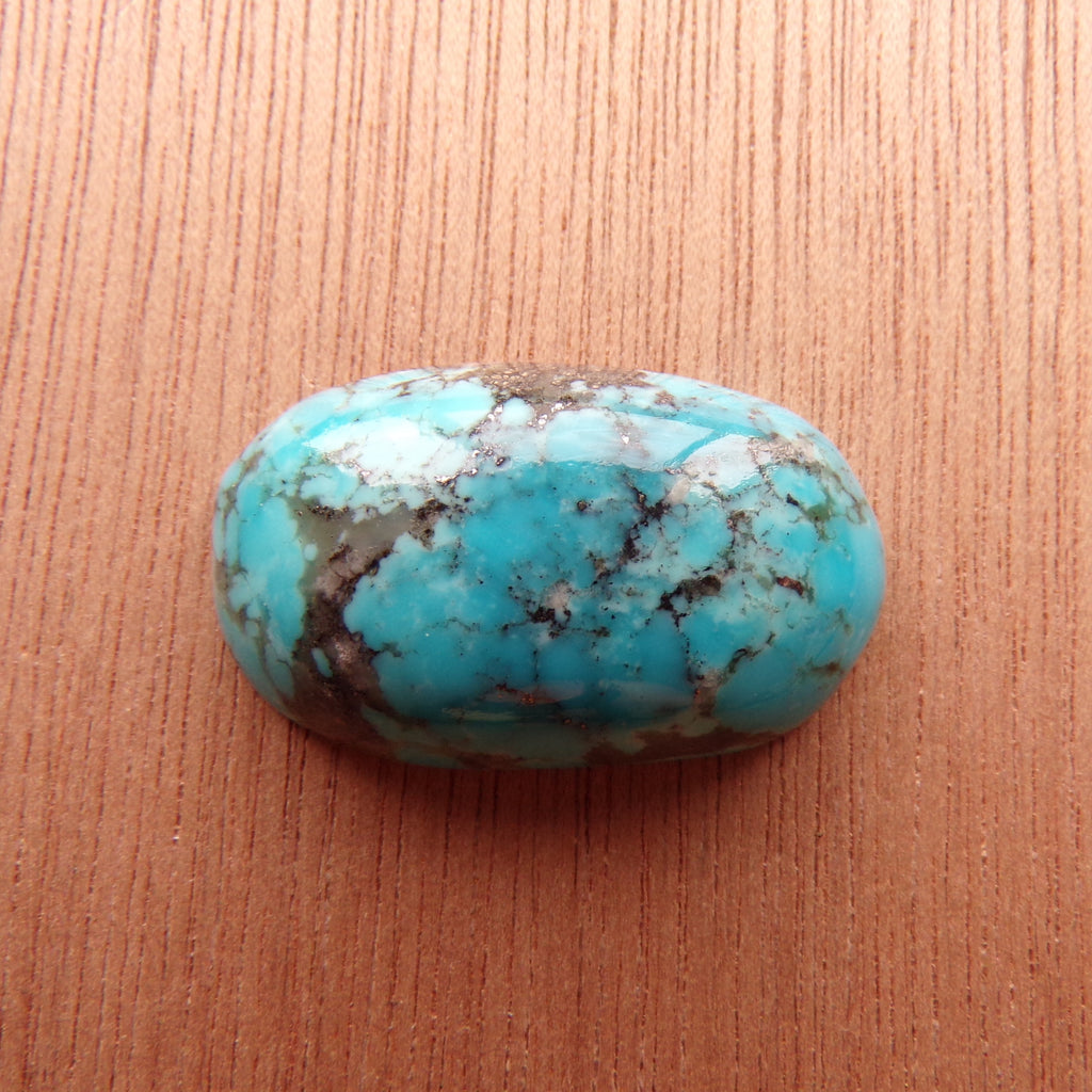AAA Kaolin Matrix Kingman Turquoise Cabochon