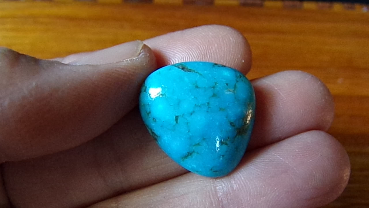AAA Kaolin Matrix Kingman Turquoise